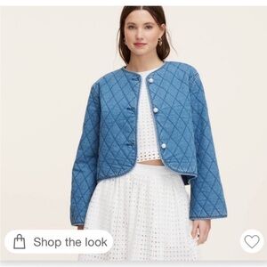 Kate Spade for Target Quilted Denim Jacket